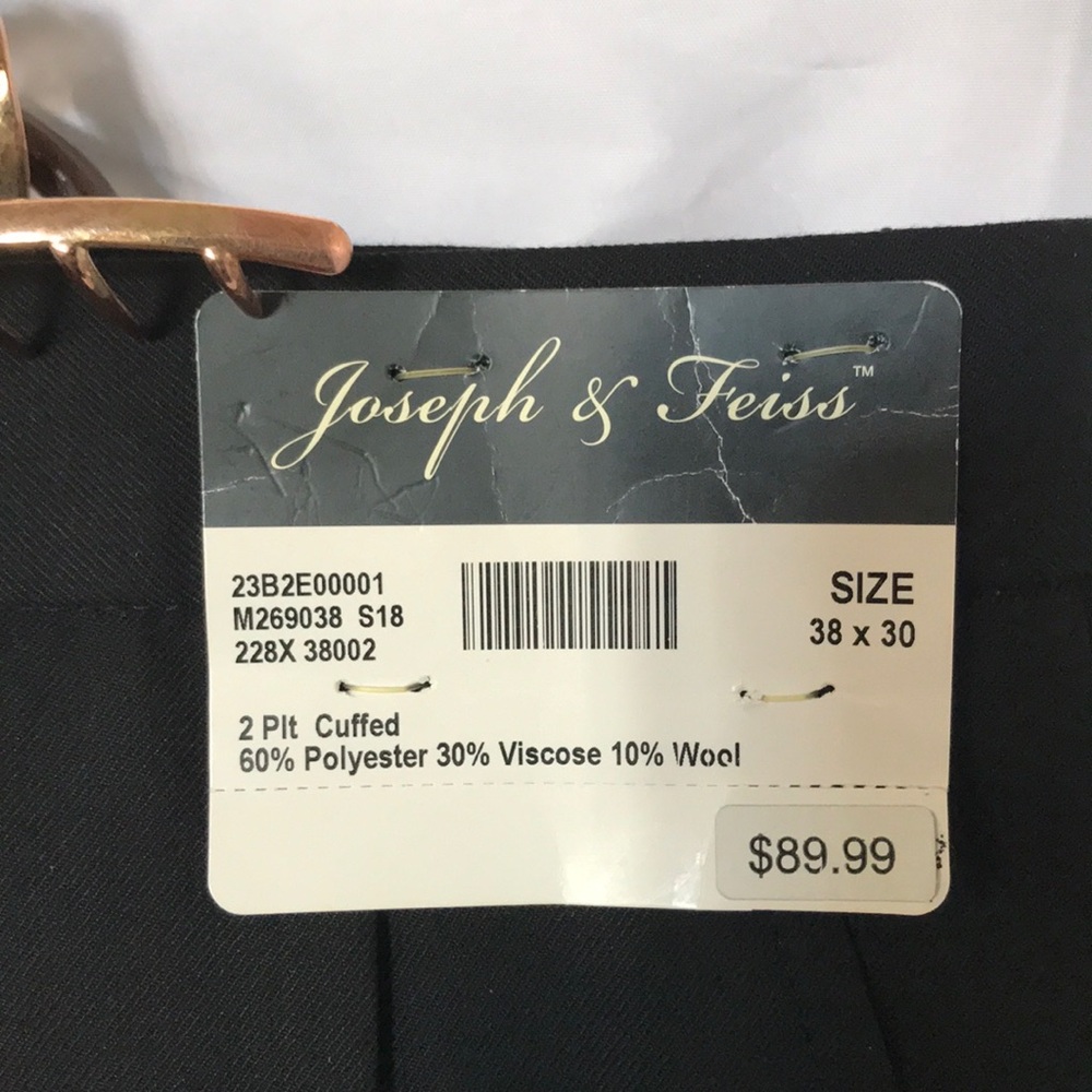 Joseph & Feiss Black Dress Pants